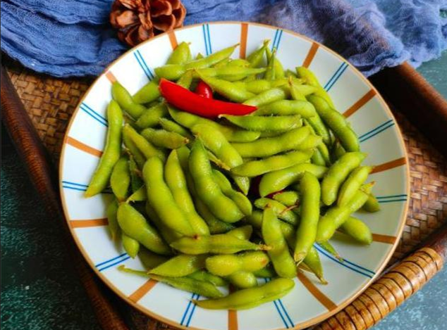 防止煮毛豆发黄发柴
